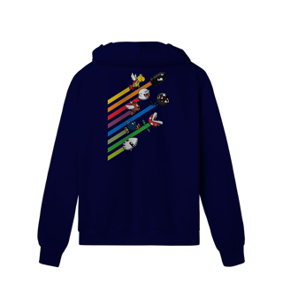 Nome do produto Moletom Premium Com Zíper Corrida dos Vilões – Super Mario