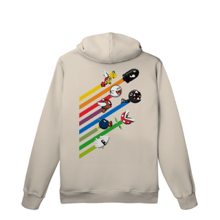 Nome do produto Moletom Premium Canguru Corrida dos Vilões – Super Mario