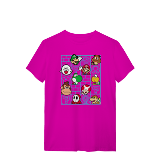 Nome do produto[Quality] Camiseta Super Mário Nostalgia