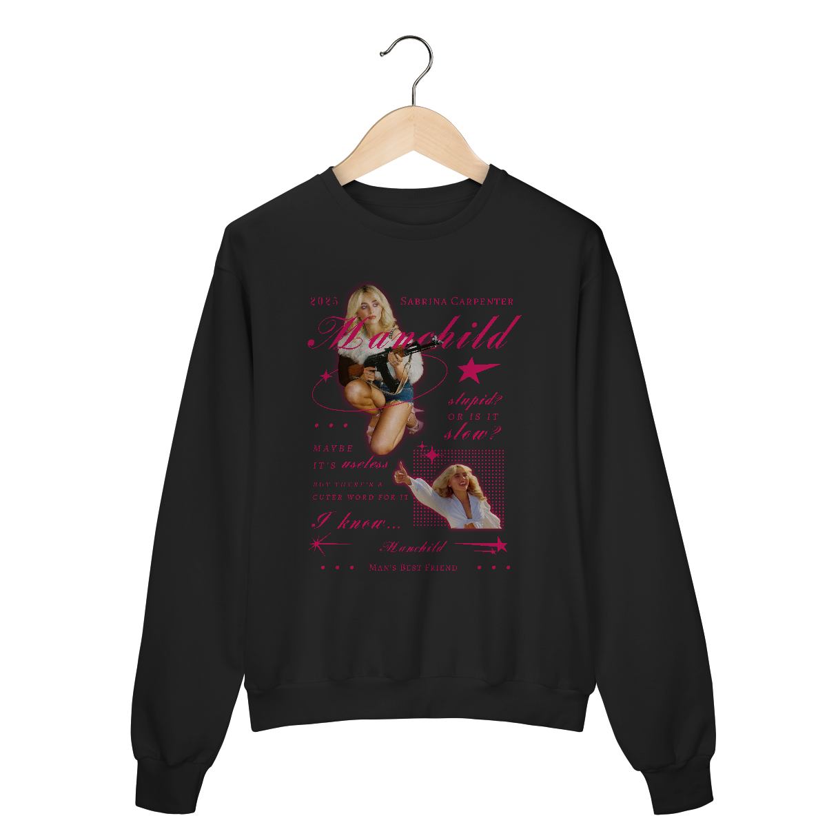 Nome do produto: Moletom - Manchild - Sabrina Carpenter