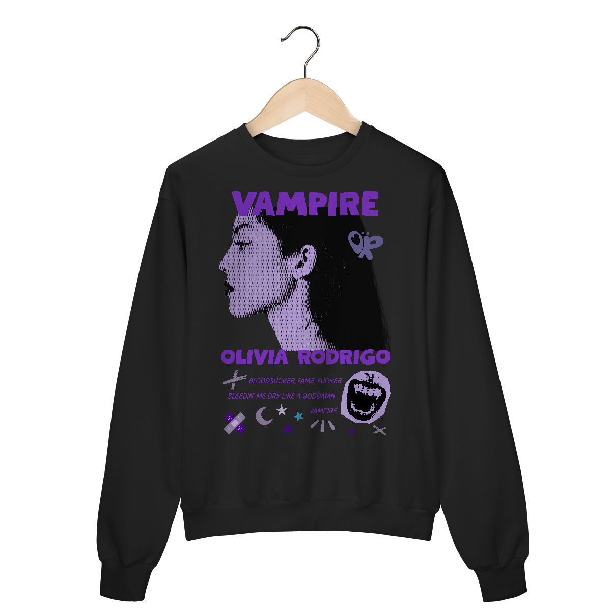 Nome do produto: Moletom - Vampire - Olivia Rodrigo