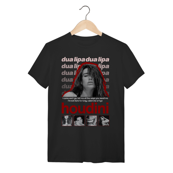 Camiseta - Houdini - Dua Lipa