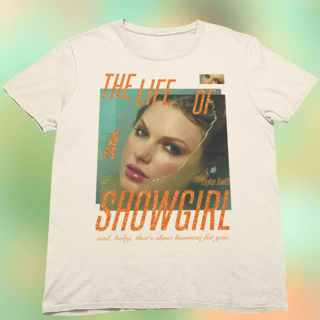 Nome do produto Camiseta - Showgirl Vanilla Marfim - Taylor Swift