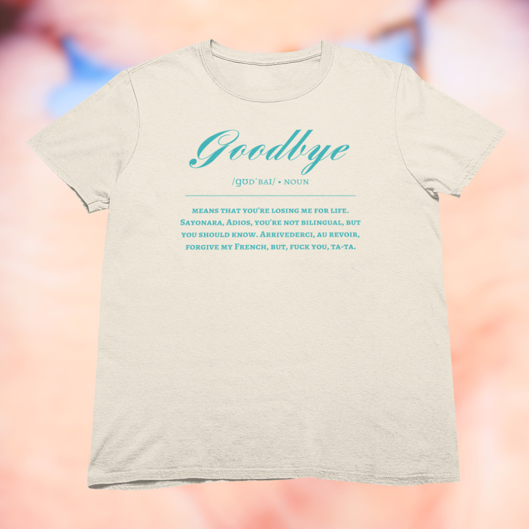 Nome do produto: Camiseta - Goodbye Marfim - Sabrina Carpenter