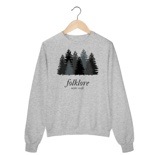 Nome do produto Moletom - Folklore claro - Taylor Swift