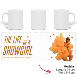 Nome do produto Caneca - Showgirl - Taylor Swift