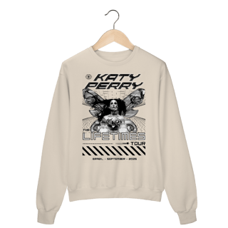 Nome do produto Moletom - The Lifetimes Tour arte preta - Katy Perry