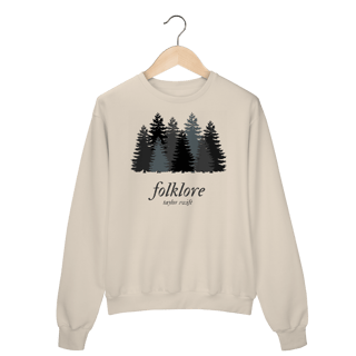 Nome do produto Moletom - Folklore claro - Taylor Swift