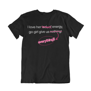 Nome do produto Camiseta - Go Girl - Dua Lipa