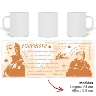 Nome do produto Caneca - Evermore - Taylor Swift