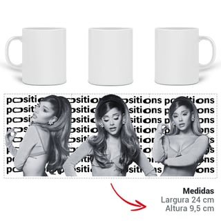 Nome do produto Caneca - Positions - Ariana Grande