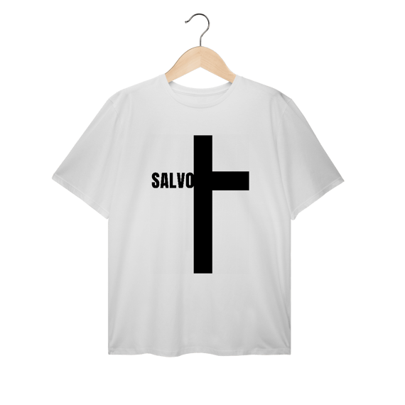 T-Shirt Plus Size Salvo na Cruz