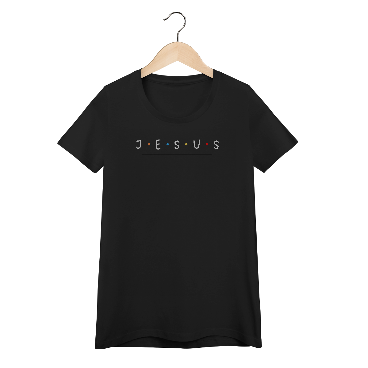 Nome do produto: BabyLook Long Quality Jesus Friends