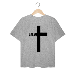 Nome do produto T-Shirt Plus Size Salvo na Cruz