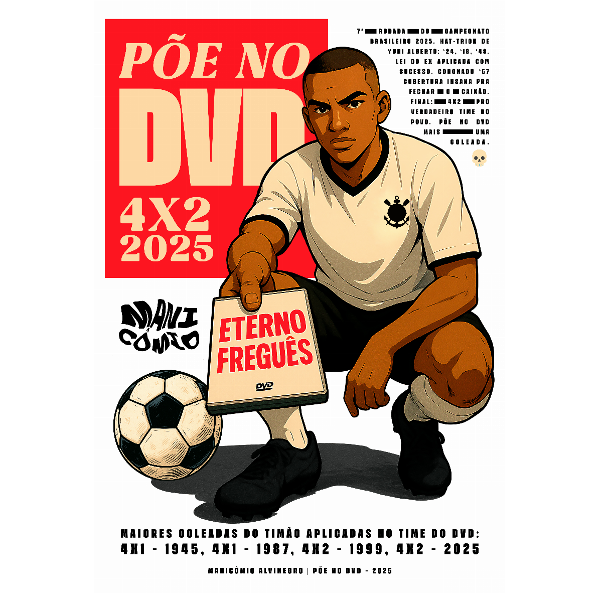 Nome do produto: Poster Põe no DVD - Linha Arena