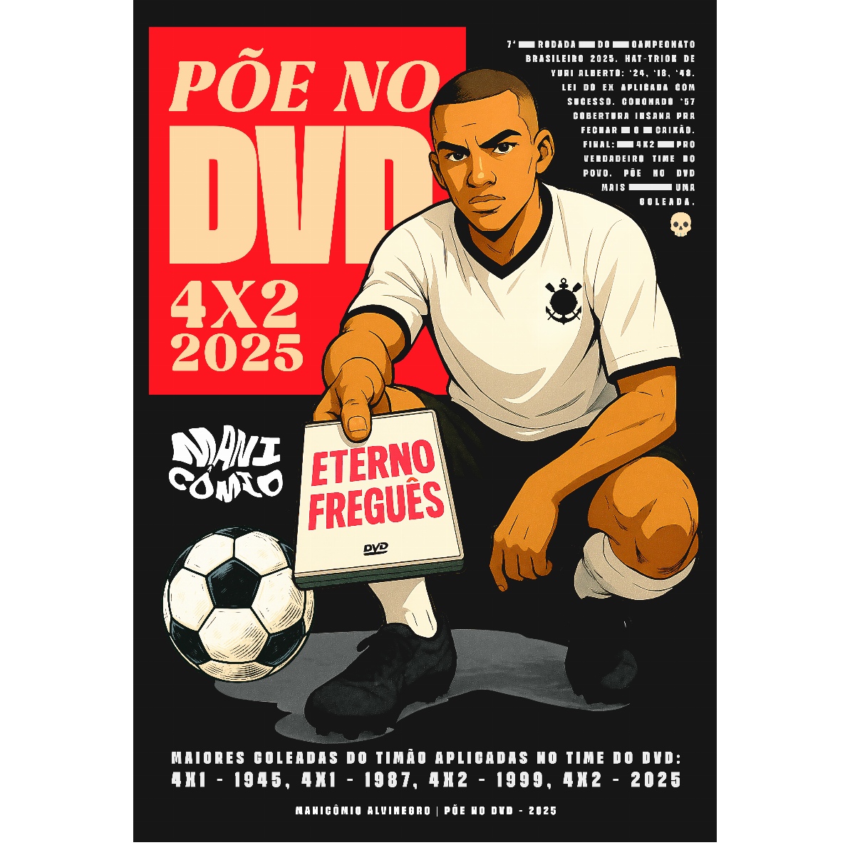 Nome do produto: Poster Põe no DVD - Linha Arena