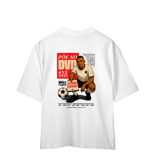 Nome do produto Camiseta Oversized Põe no DVD - Linha Arena