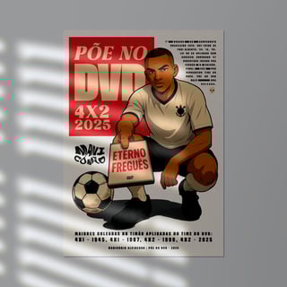 Nome do produto Poster Põe no DVD - Linha Arena