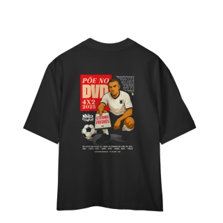 Nome do produto Camiseta Oversized Põe no DVD - Linha Arena