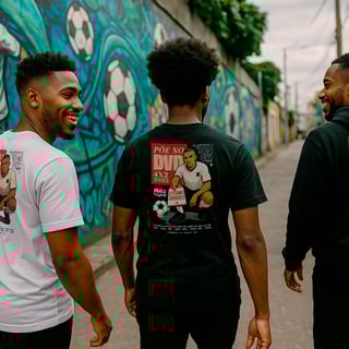 Nome do produto Camiseta Oversized Põe no DVD - Linha Arena