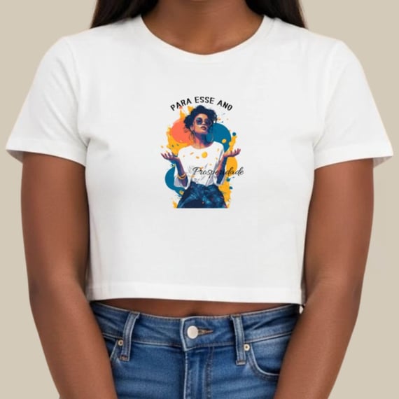 Cropped Para Esse Ano - Prosperidade