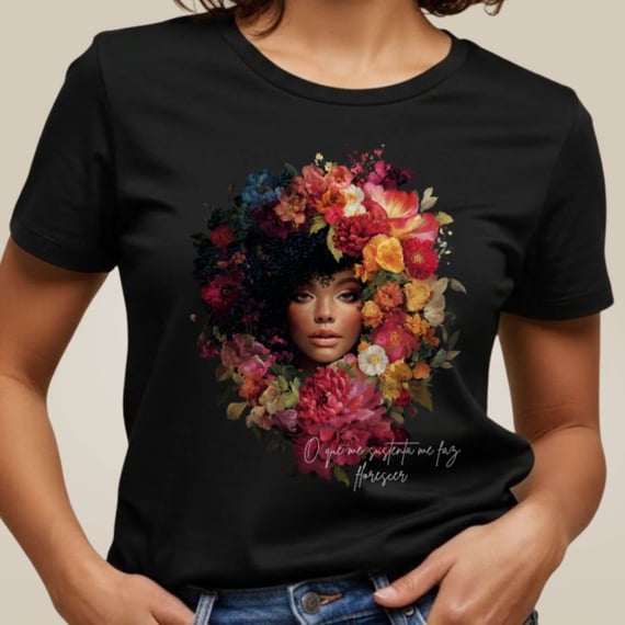 Camiseta Raiz & Flor - Florescer