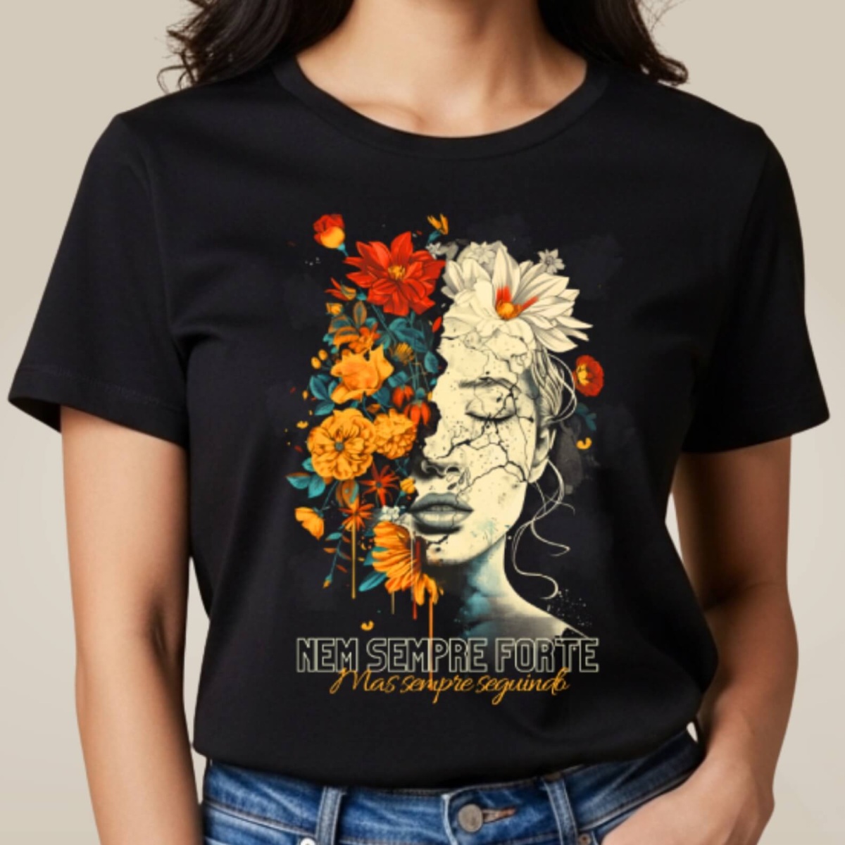 Nome do produto: Camiseta Sempre Seguindo