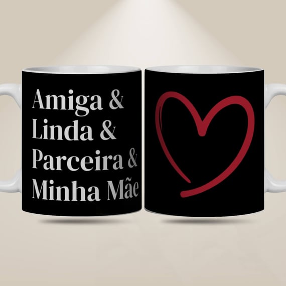 Caneca Minha Mãe Preta