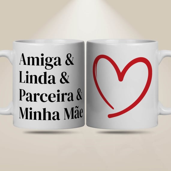 Caneca Minha Mãe Branca