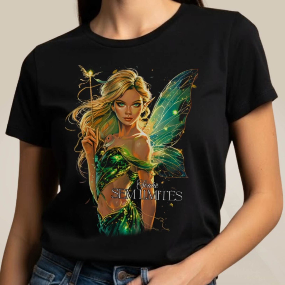 Nome do produto: Camiseta Sonhe Sem Limites