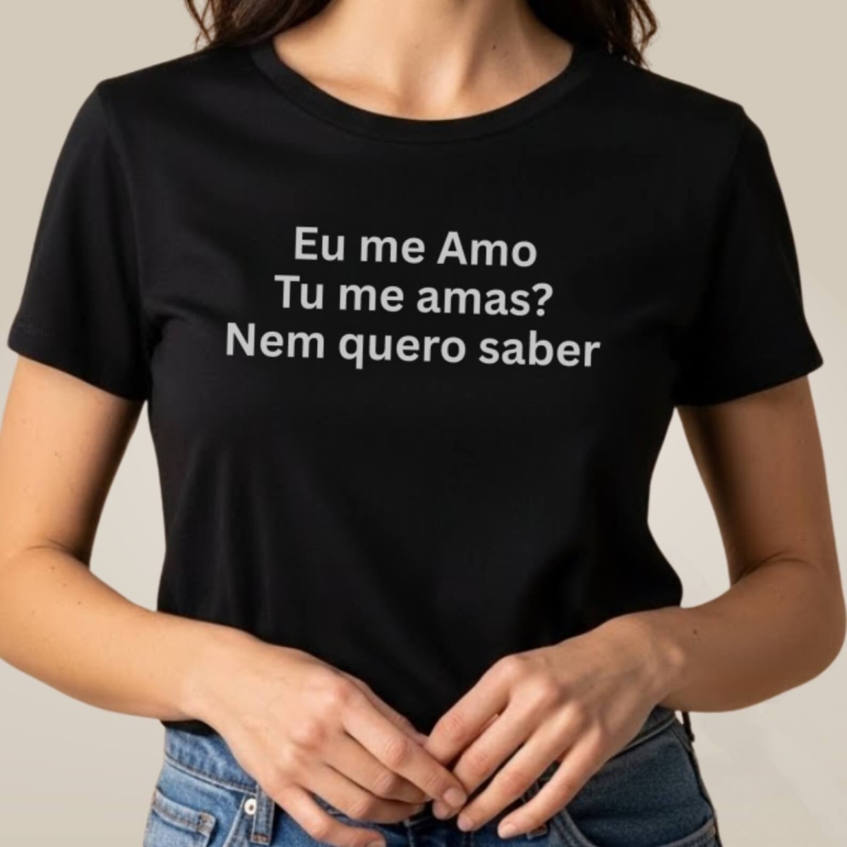 Nome do produto: Camiseta Sou Sincera - Nem Quero Saber