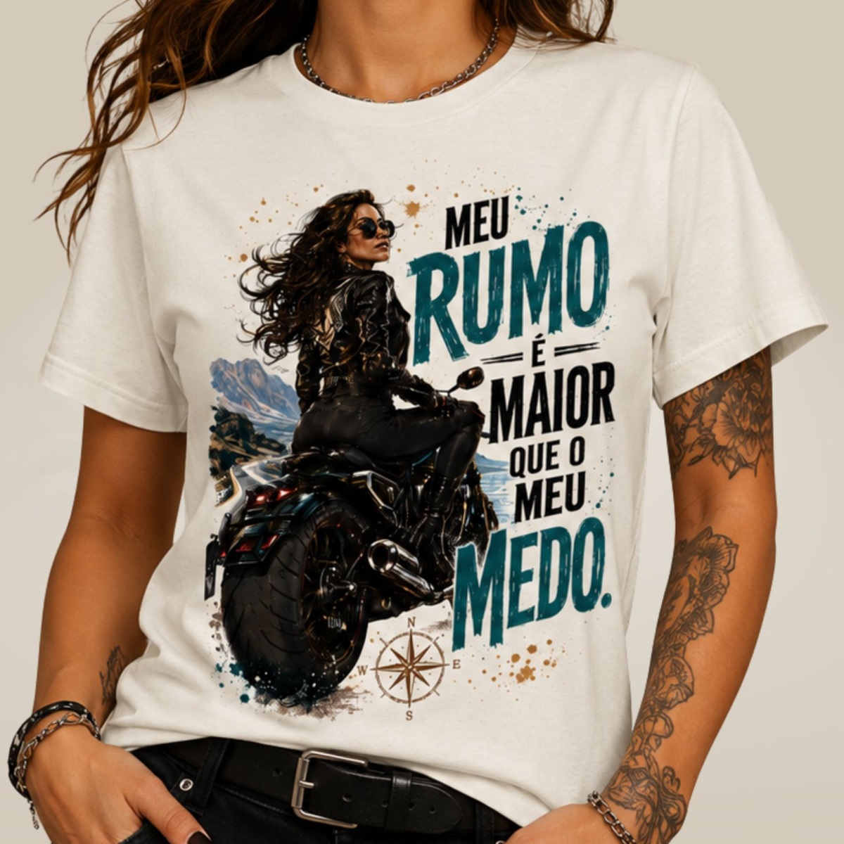 Camiseta Prime | Moto & Liberdade - Meu Rumo