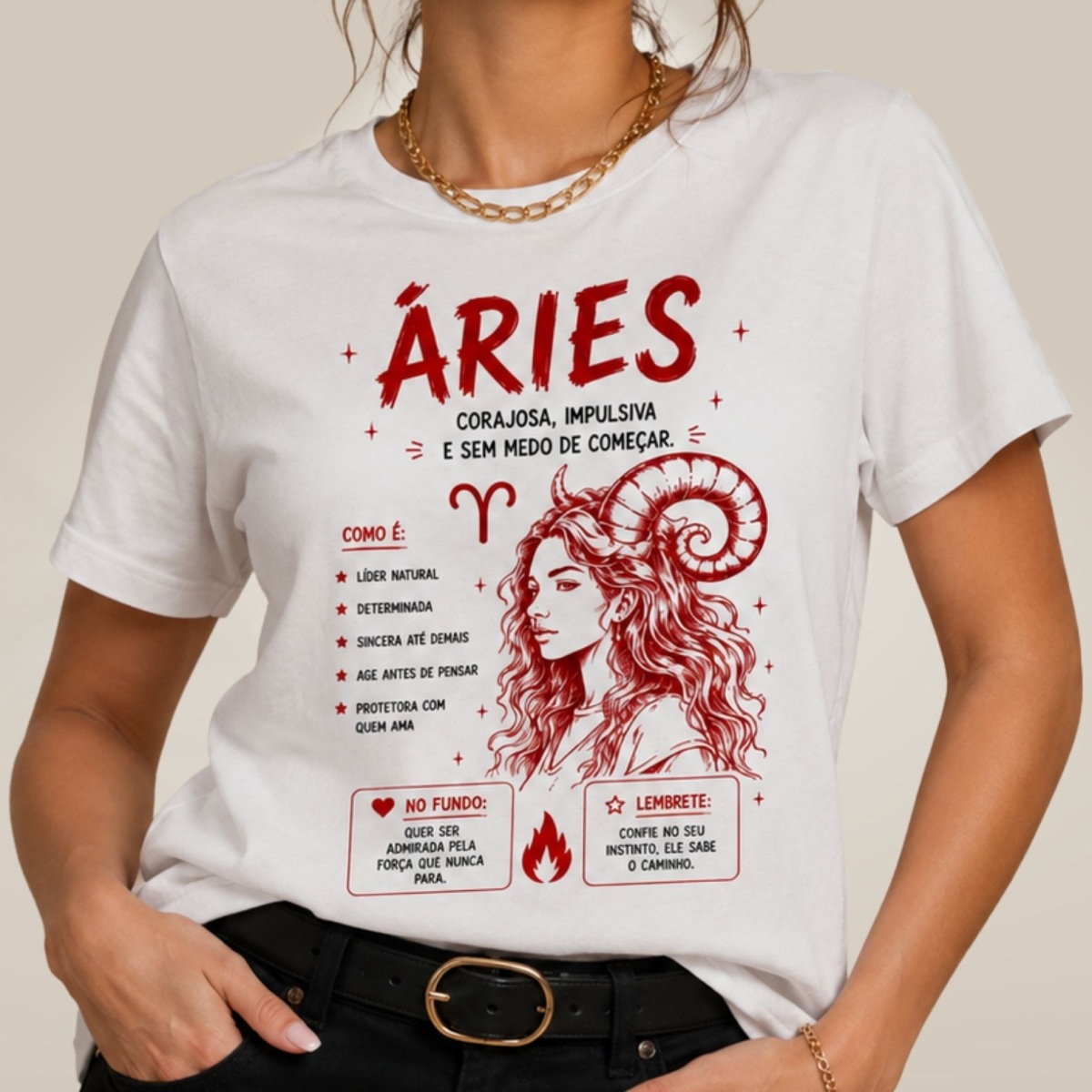 Camiseta Essência dos Signos - Áries