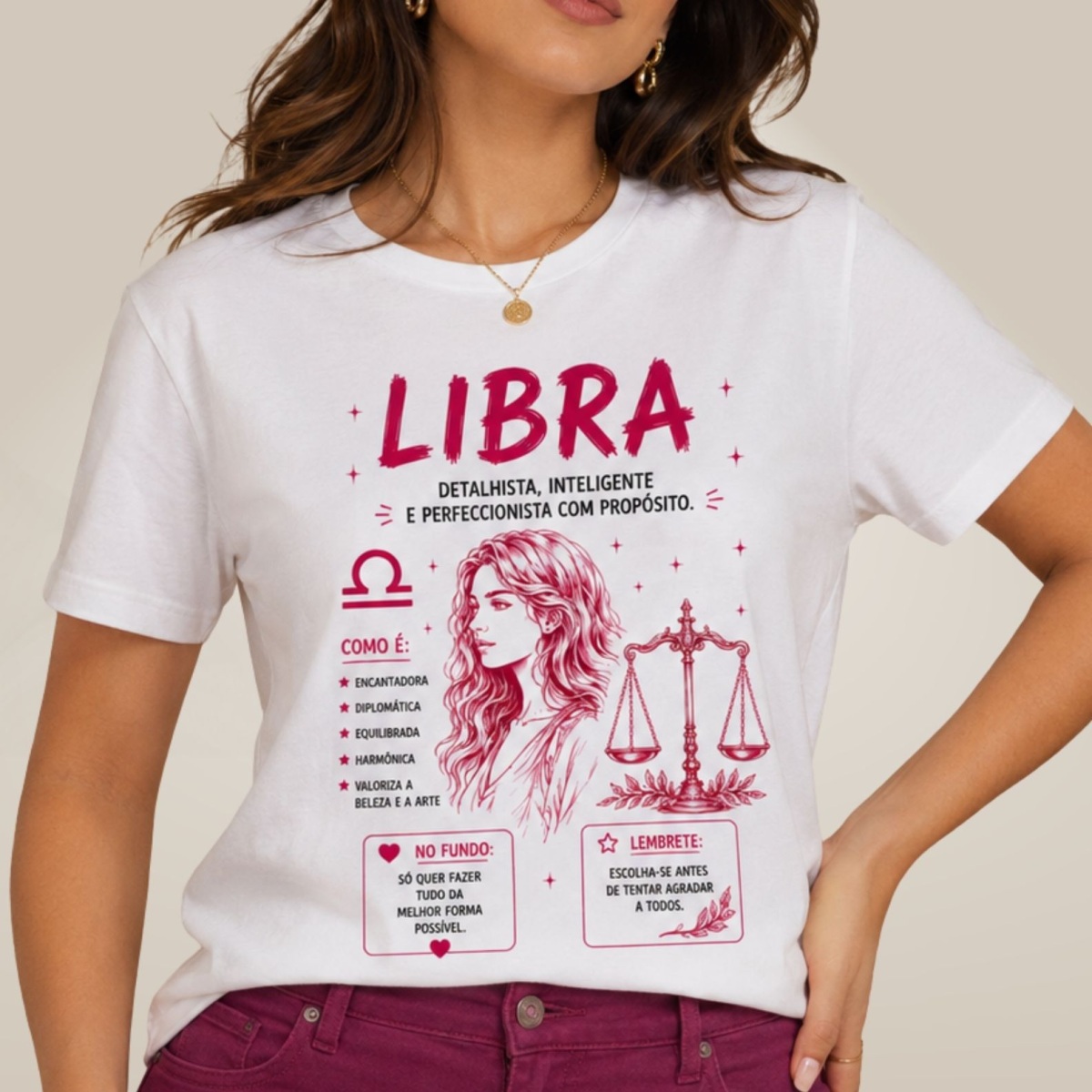 Camiseta Essência dos Signos - Libra