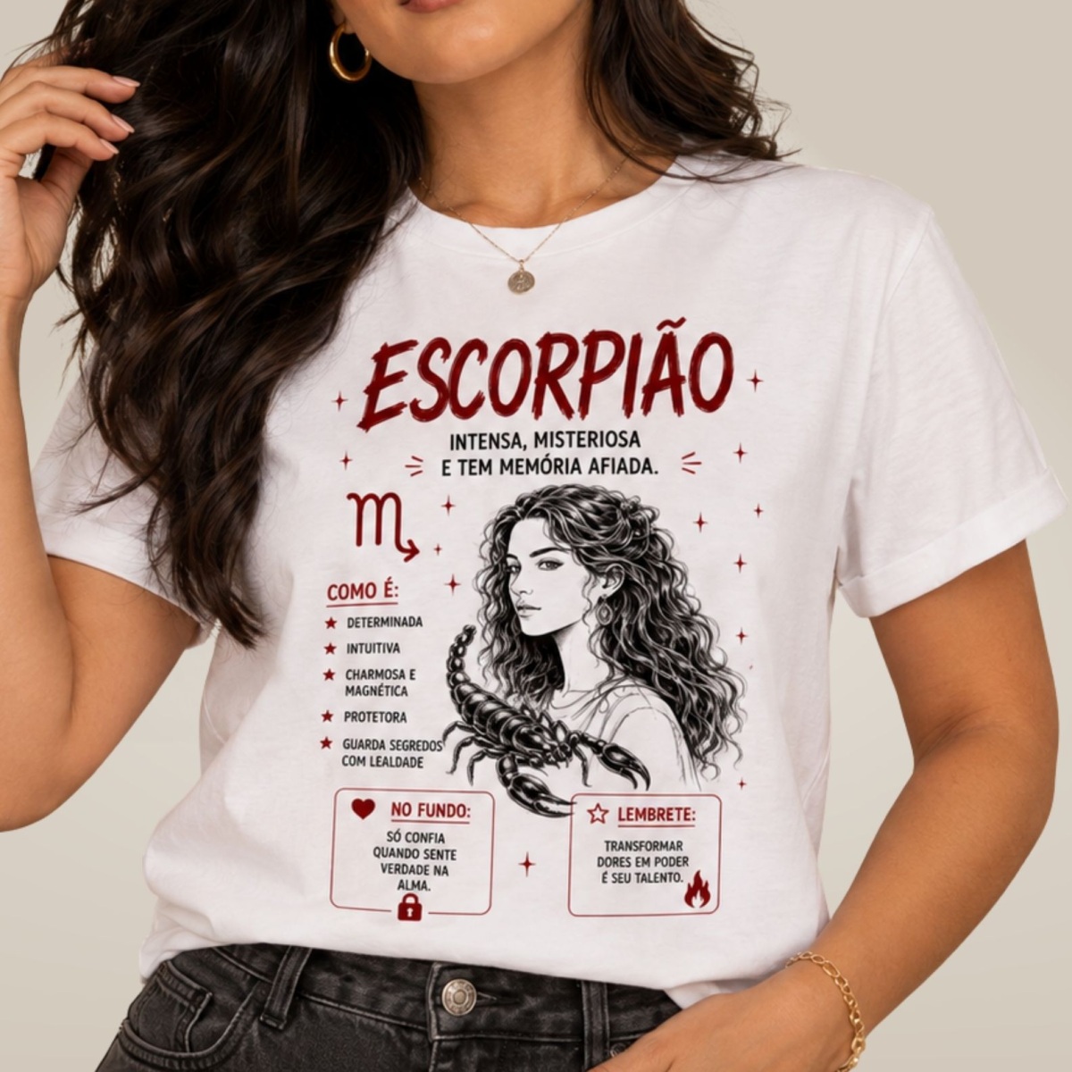Camiseta Essência dos Signos - Escorpião