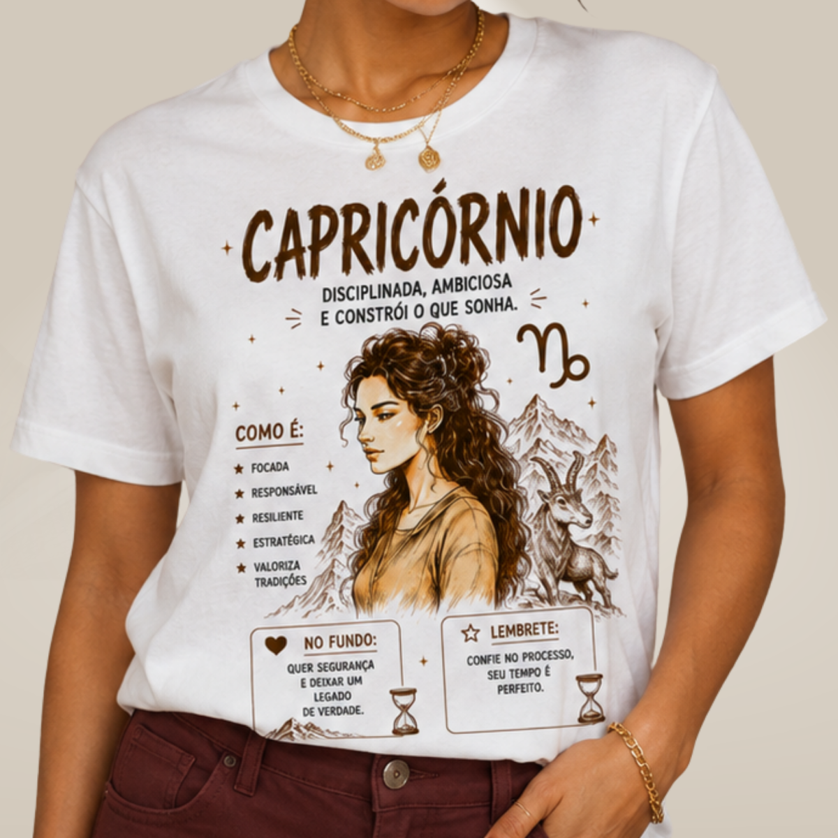 Camiseta Essência dos Signos - Capricórnio