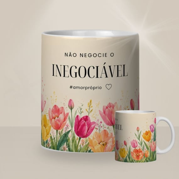 Caneca Não Negocie o Inegociável
