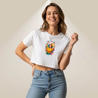 Nome do produto Cropped Para Esse Ano - Felicidade