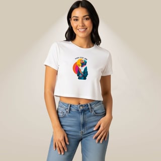 Nome do produto Cropped Para Esse Ano - Fé