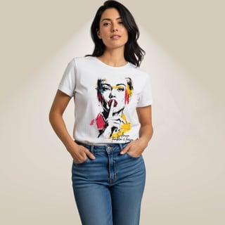 Nome do produto Camiseta Silêncio Também é Força
