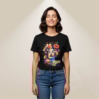 Nome do produto Camiseta Silêncio e Paz