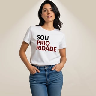 Nome do produto Camiseta Força - Sou Prioridade