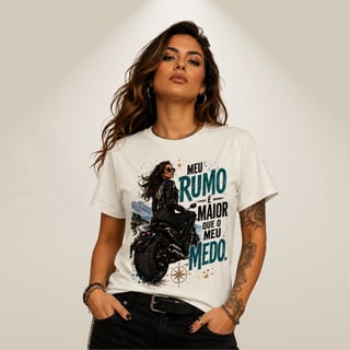 Nome do produto Camiseta Prime | Moto & Liberdade - Meu Rumo