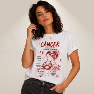 Nome do produto Camiseta Essência dos Signos - Câncer