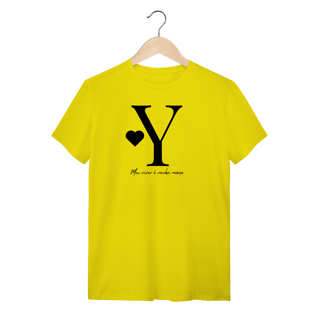Nome do produto Camiseta Letra Y - Meu Viver é Minha Marca