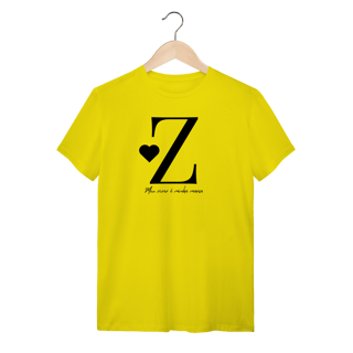Nome do produto Camiseta Letra Z - Meu Viver é Minha Marca