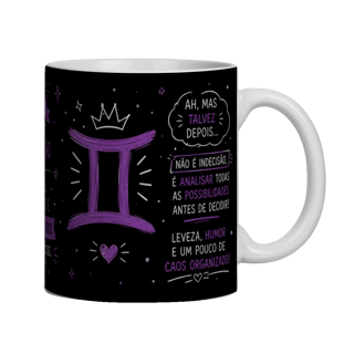 Nome do produto Caneca Meu Signo - Sou de Gêmeos