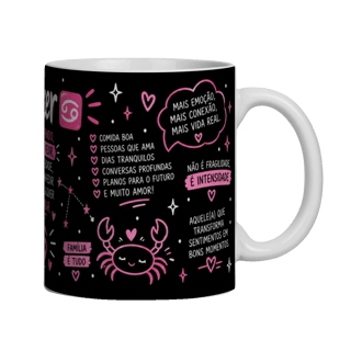 Nome do produto Caneca Meu Signo - Sou de Câncer