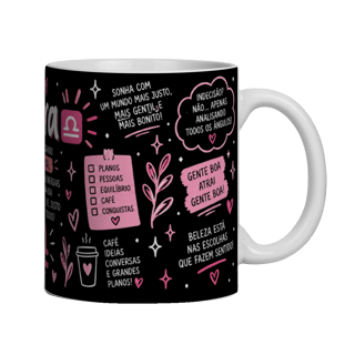 Nome do produto Caneca Meu Signo - Sou de Libra