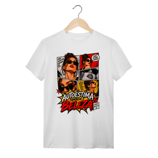 Nome do produto Camiseta Autoestima Também é Beleza